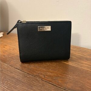 Kate Spade Black Zip-Around Wallet